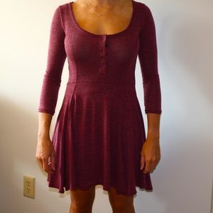 Urban Outfitter Maroon Dress